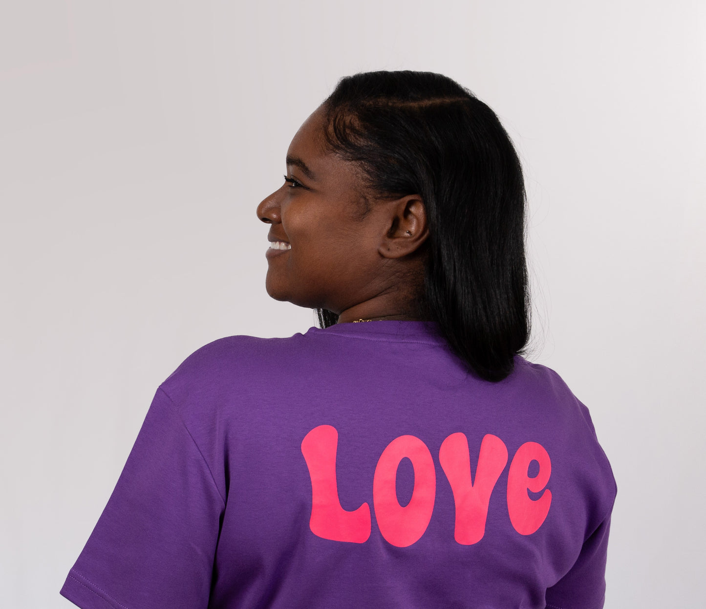 Worthy Of Love - Empowering T-Shirt - Purple